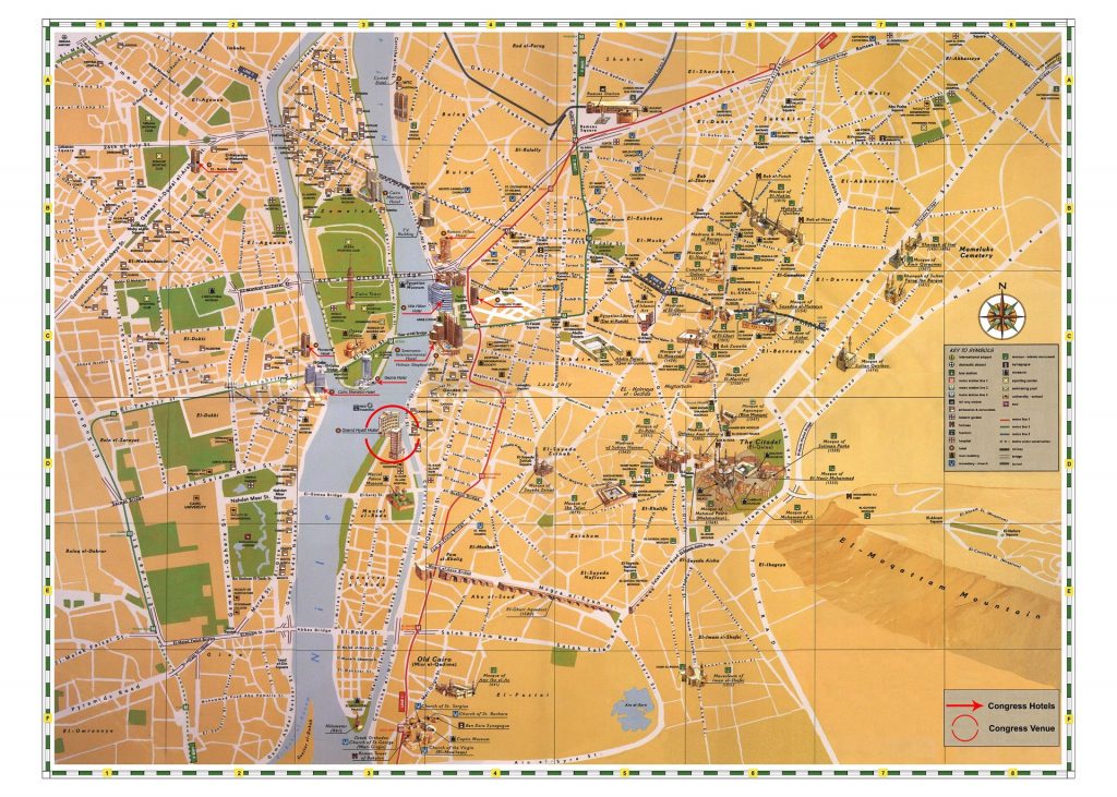Maps of Cairo, Egypt